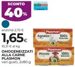 Ipercoop Omogeneizzati alla carne PLASMON offerta