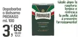 Supermercati Dok Dopobarba o Balsamo PRORASO offerta