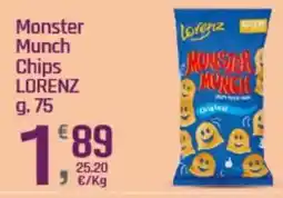 Supermercati Dok Monster Munch Chips LORENZ offerta
