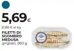 Ipercoop Filetti di sgombro MEDUSA offerta