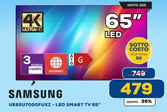 SAMSUNG UE65U7000FUXZ - LED SMART TV 65"