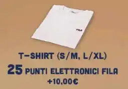Supermercati Dok T-shirt (s/m, l/xl) 25 punti elettronici FILA offerta