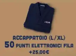 Supermercati Dok Accappatoio (l/xl) 50 punti elettronici FILA offerta