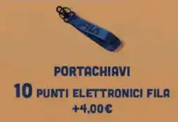 Supermercati Dok Portachiavi 10 punti elettronici FILA offerta
