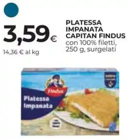 Ipercoop Platessa impanata capitan FINDUS offerta