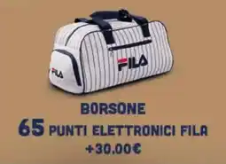 Supermercati Dok Borsone 65 punti elettronici FILA offerta