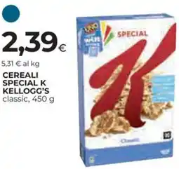 Ipercoop Cereali special k KELLOGG'S offerta