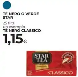 Ipercoop Tè nero o verde STAR offerta