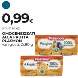 Ipercoop Omogeneizzati alla frutta PLASMON offerta
