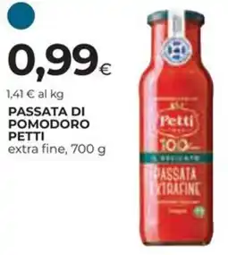 Ipercoop Passata di pomodoro PETTI offerta