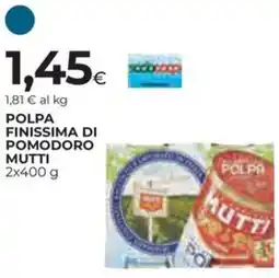 Ipercoop Polpa finissima di pomodoro MUTTI offerta