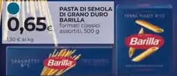 Ipercoop Pasta di semola di grano duro BARILLA offerta