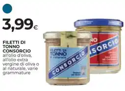 Ipercoop Filetti di tonno CONSORCIO offerta