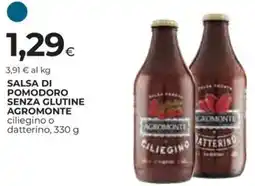 Ipercoop Salsa di pomodoro senza glutine AGROMONTE offerta