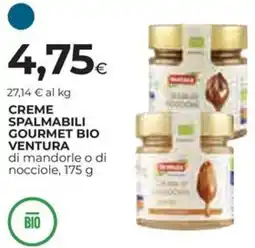 Ipercoop Creme spalmabili gourmet bio ventura offerta