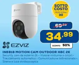 Euronics EZVIZ INE818 MOTION CAM OUTDOOR H8C 2K offerta