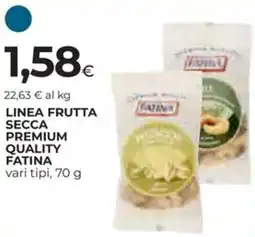 Ipercoop Linea frutta secca premium quality FATINA offerta
