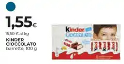 Ipercoop Kinder cioccolato offerta