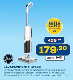 Euronics Hoover LAVAPAVIMENTI HW500 offerta