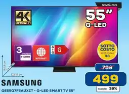 Euronics SAMSUNG QE55Q7F5AUXZT - Q-LED SMART TV 55" offerta