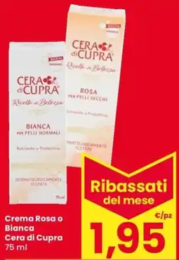 Despar Crema Rosa o Bianca Cera di Cupra offerta