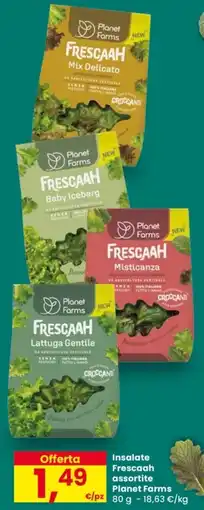 Despar Insalate Frescaah Planet Farms offerta