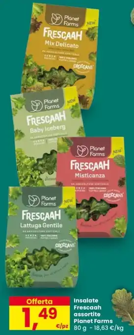 Despar Insalate Frescaah Planet Farms offerta