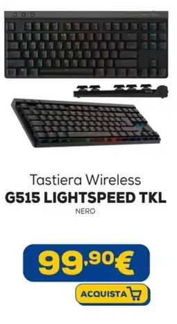 Euronics Tastiera Wireless G515 LIGHTSPEED TKL offerta