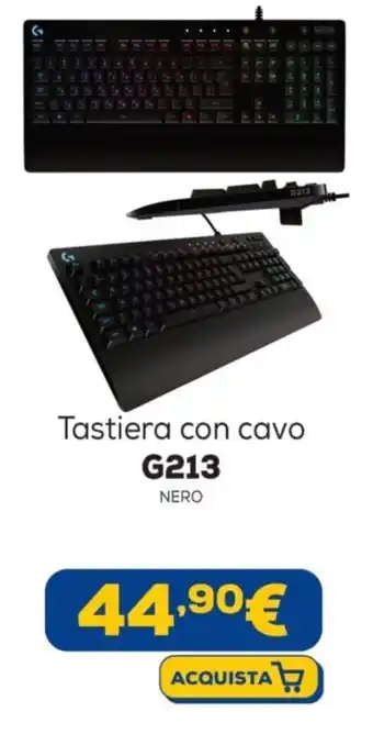 Euronics Tastiera con cavo G213 offerta