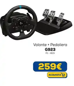 Euronics Volante + Pedaliera G923 PS-XBOX offerta