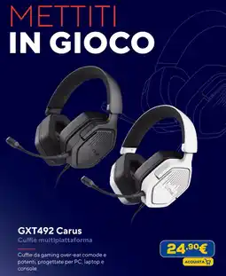 Euronics GXT492 Carus Cuffie multipiattaforma offerta