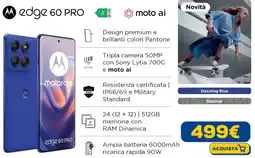 Euronics motorola edge 60 PRO offerta