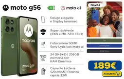 Euronics motorola moto g56 offerta