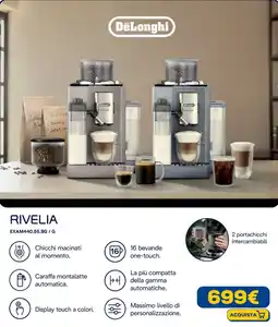 Euronics DeLonghi RIVELIA EXAM440.55.BG/G offerta