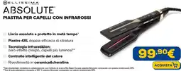 Euronics Bellissima absolute piastra per capelli con infrarossi offerta