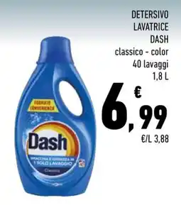 Conad Superstore Detersivo lavatrice dash classico e color offerta