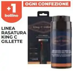 Ipercoop Linea rasatura king c gillette offerta