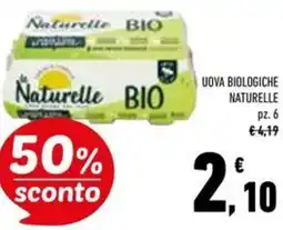 Conad Superstore Uova biologiche NATURELLE offerta