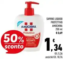 Conad Superstore Sapone liquido protettivo AMUCHINA offerta