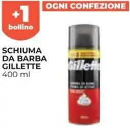 Ipercoop Schiuma da barba gillette offerta