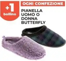 Ipercoop Pianella uomo o donna butterfly offerta