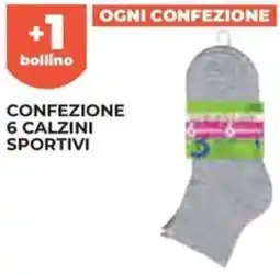 Ipercoop Confezione 6 calzini sportivi offerta