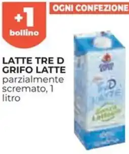 Ipercoop Latte tre d grifo latte offerta