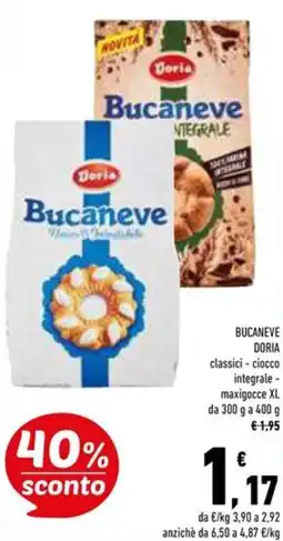 Conad Superstore Bucaneve doria classici e ciocco offerta