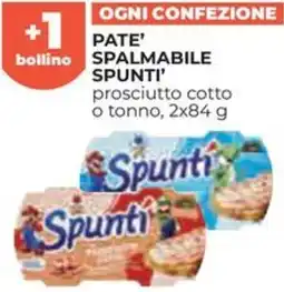 Ipercoop Pate spalmabile spunti offerta