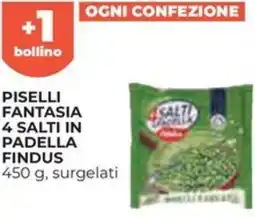 Ipercoop Piselli fantasia 4 salti in padella findus offerta