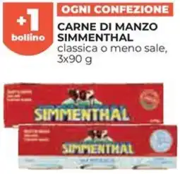 Ipercoop Carne di manzo simmenthal offerta