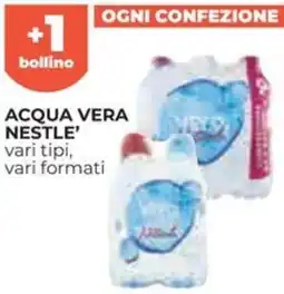Ipercoop Acqua vera nestle offerta