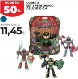 Ipercoop Gormiti set 2 personaggi deluxe 12 cm offerta
