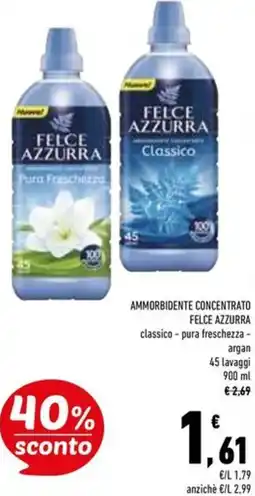 Conad Superstore Ammorbidente concentrato FELCE AZZURRA offerta